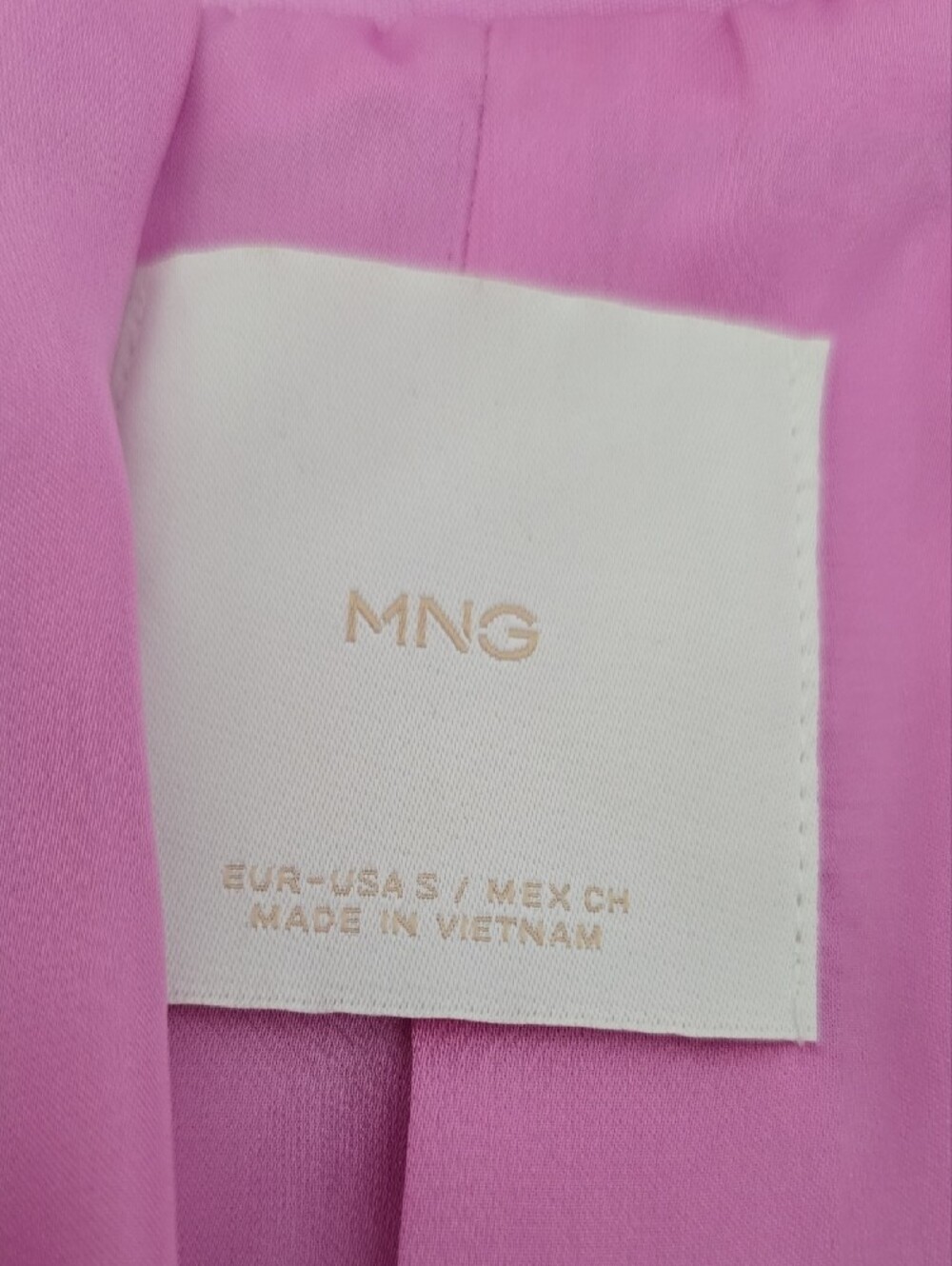 Mango Tailored jacket with turn-down sleeves - Pink - Picture 9 of 14